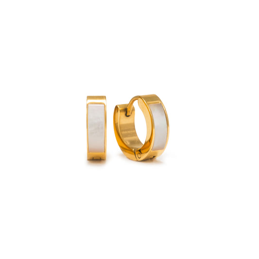 Tofino Huggie Hoops Gold