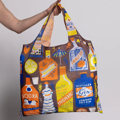 Art Sack - Printed Peanut Cocktails Reusable Shopping Bag