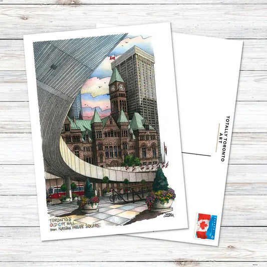 Nathan Phillips Square Toronto Postcard