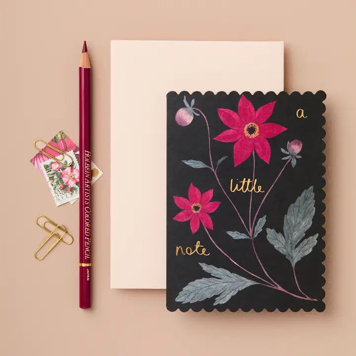 Dahlia A Little Note Card