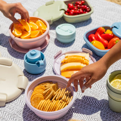 36 oz Collapsible Bowl - Collapsed Packaging