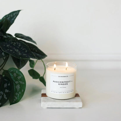 Glass Tumbler Soy Candle Passionfruit + Ginger