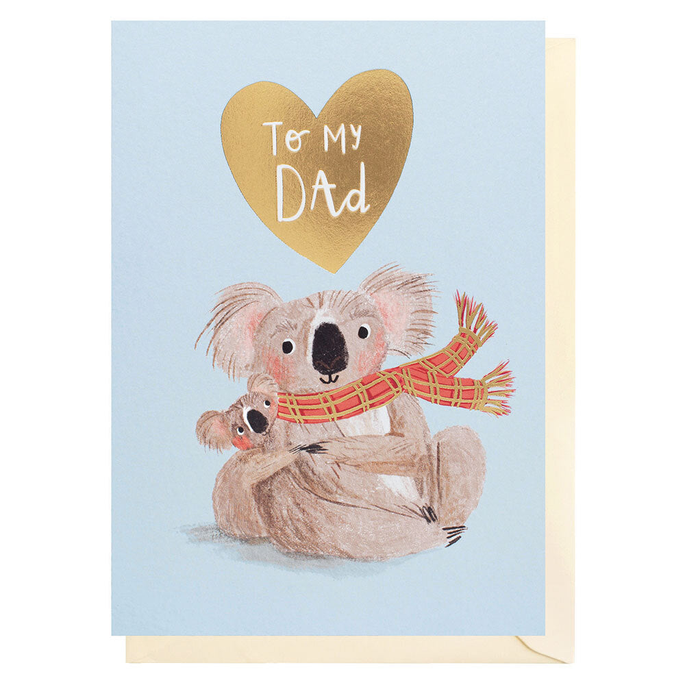 Dad Koala Card