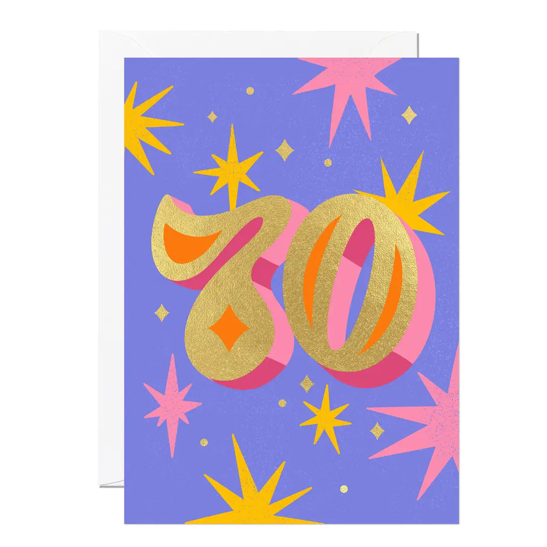 70th Birthday Card