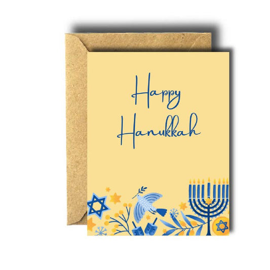 Happy Hanukkah Greeting Card