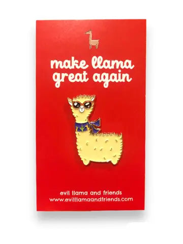 @14 Fashionable Illama Enamel Pin