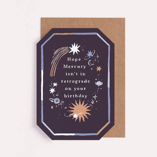 Mercury in Retrograde Birthday Cards