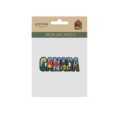 #15 Canada Letter Embroidered Patch - Outdoor Adventure Design