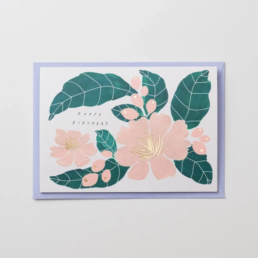 Happy Birthday - Peony Card