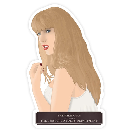 S39 Taylor Swift The Tortured Poets Department Chairman Sticker