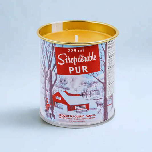 Maple Syrup Candle IconicTin Can Cotton Wick