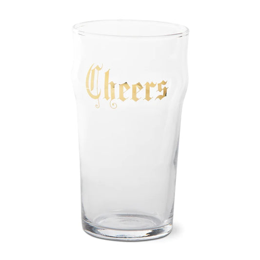 Cheers Pint Glass Gold