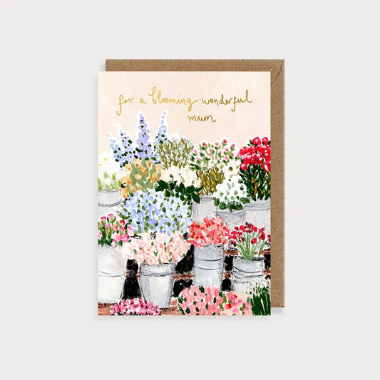 Flower Market Card