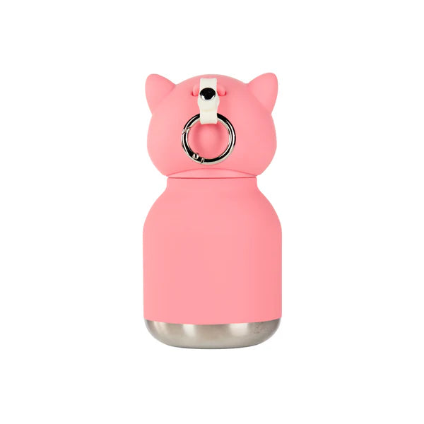 Mini Besties Pink Fox Water Bottle