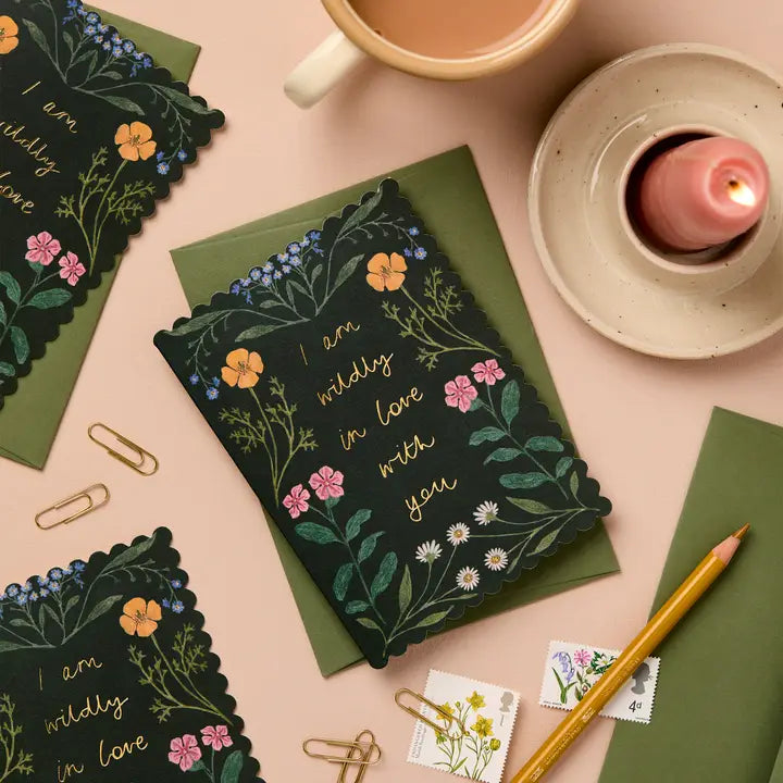 Wildflower Wildly in Love With You Card