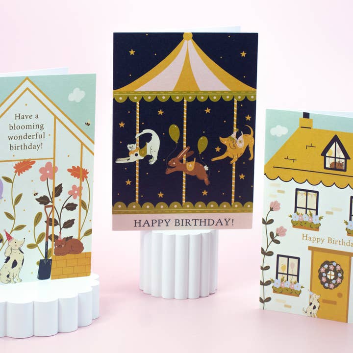 Blooming Wonderful Greenhouse Birthday Card for Gardeners