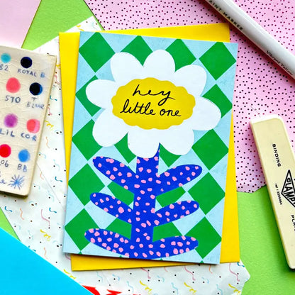 Hey Little One Greeting Card