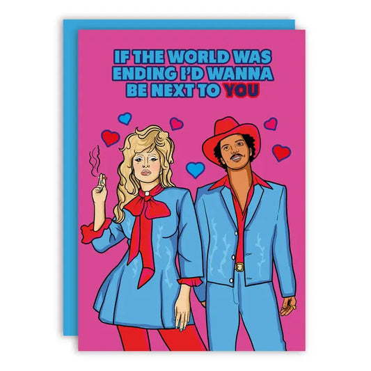 I'd Wanna Be Next To You Valentines Day Greeting Card