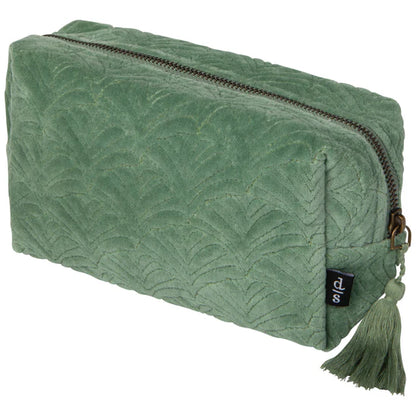 Jade Quilted Cosm Bag