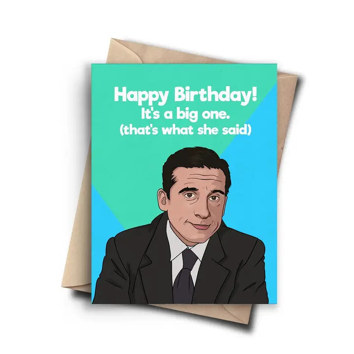 It's A Big One The Office Birthday Card