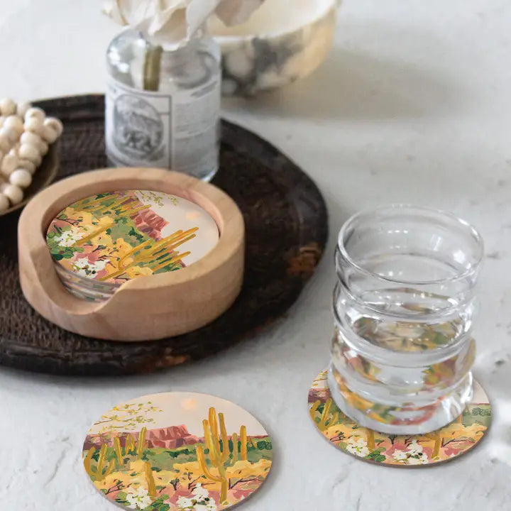 Desert Moonlight Seedlings Coaster
