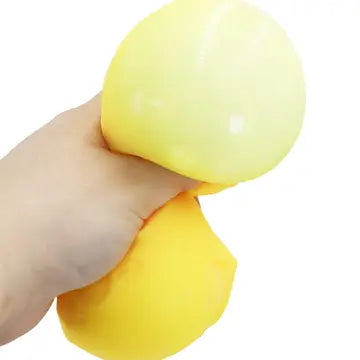 Cheese Cube Fluffy Slime Squishy Toy