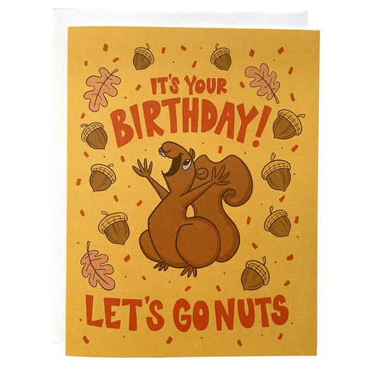 Birthday Squirrel Card