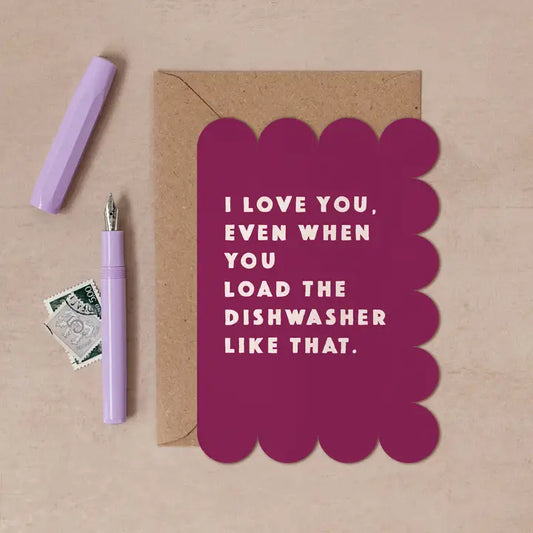 Dishwasher Anniversary Card