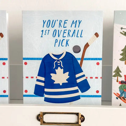 First Overall Pick Toronto Leaf Hockey Jersey Card