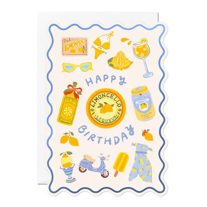 Happy Birthday Lemon Card