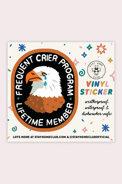 S64 Frequent Crier Vinyl Sticker