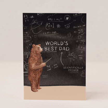World's Best Dad Father's Day Card