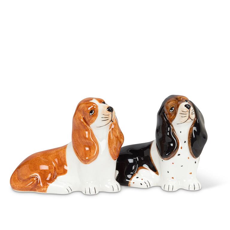 Basset Hound Salt & Pepper Shakers