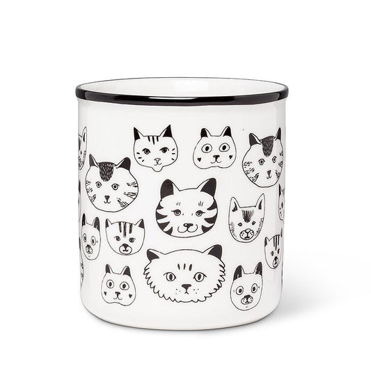 Simple Cat Faces Mug