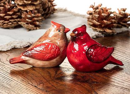 Cardinal Salt & Pepper Shakers