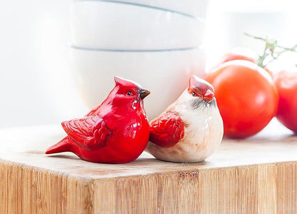 Cardinal Salt & Pepper Shakers