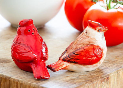 Cardinal Salt & Pepper Shakers