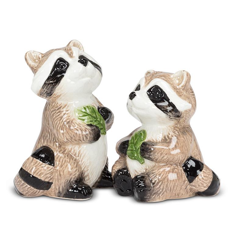 Raccoon Salt & Pepper Shakers