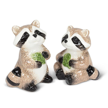 Raccoon Salt & Pepper Shakers