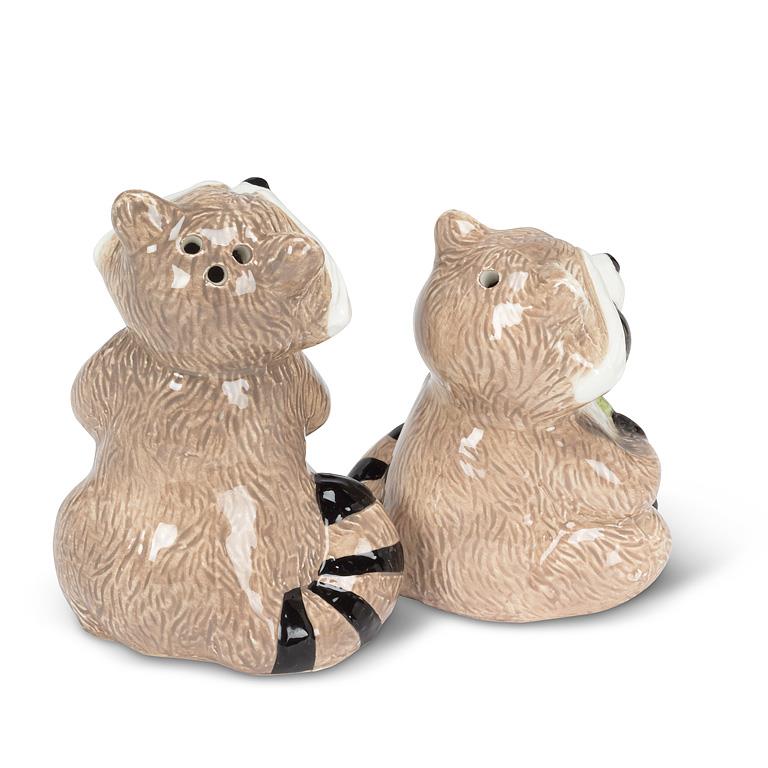 Raccoon Salt & Pepper Shakers