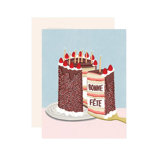 Cake Slice Fete Card