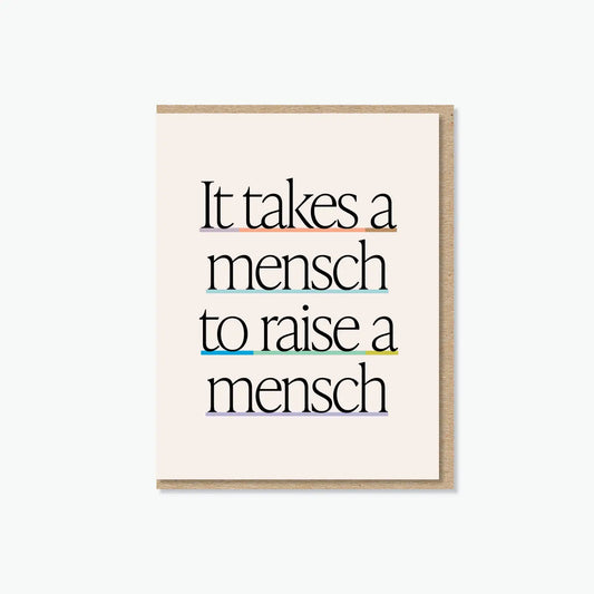 Raising Mensches Card