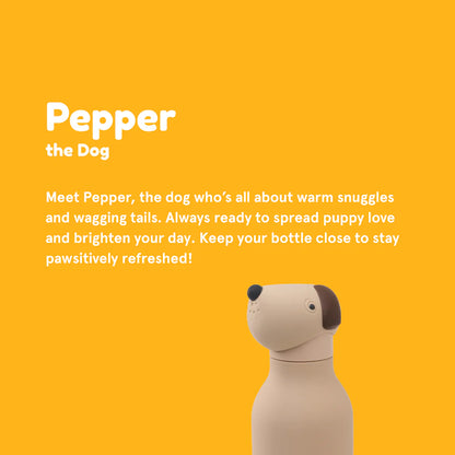 Bestie Bottle Beige Dog Water Bottle