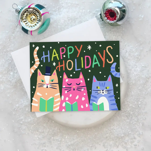 Kitty Carols Cards