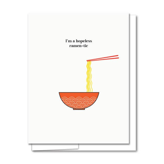 Ramen-tic Letterpress Card