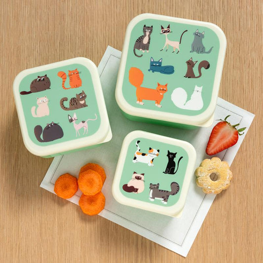 Nine Lives Snack Boxes Set of 3