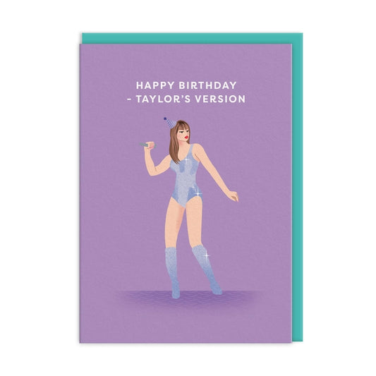 Taylor Swift Happy Birthday Card