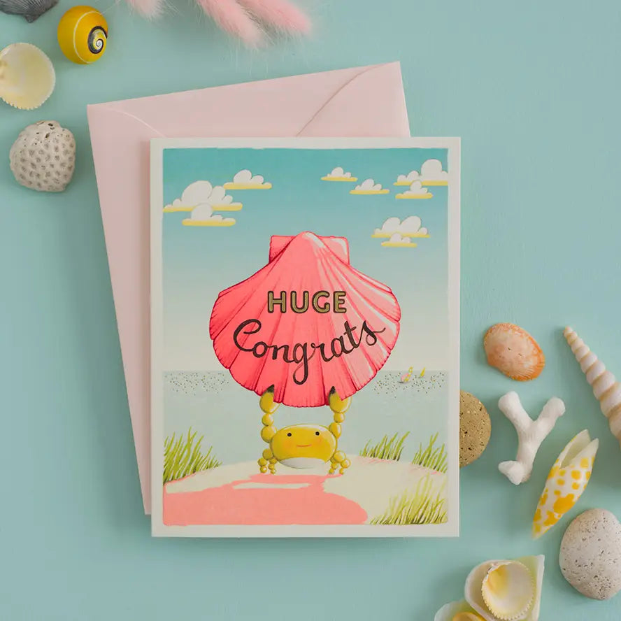 Crab Congrats Card