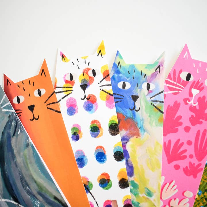 Catisse shapes Cat cut out card