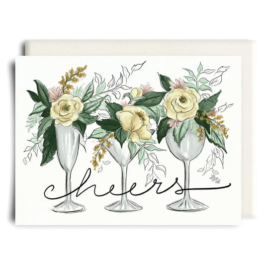 Cheers Wedding Greeting Card